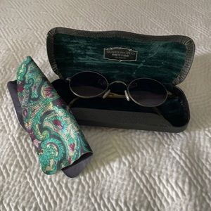 Oliver Peoples vintage purple sunglasses
